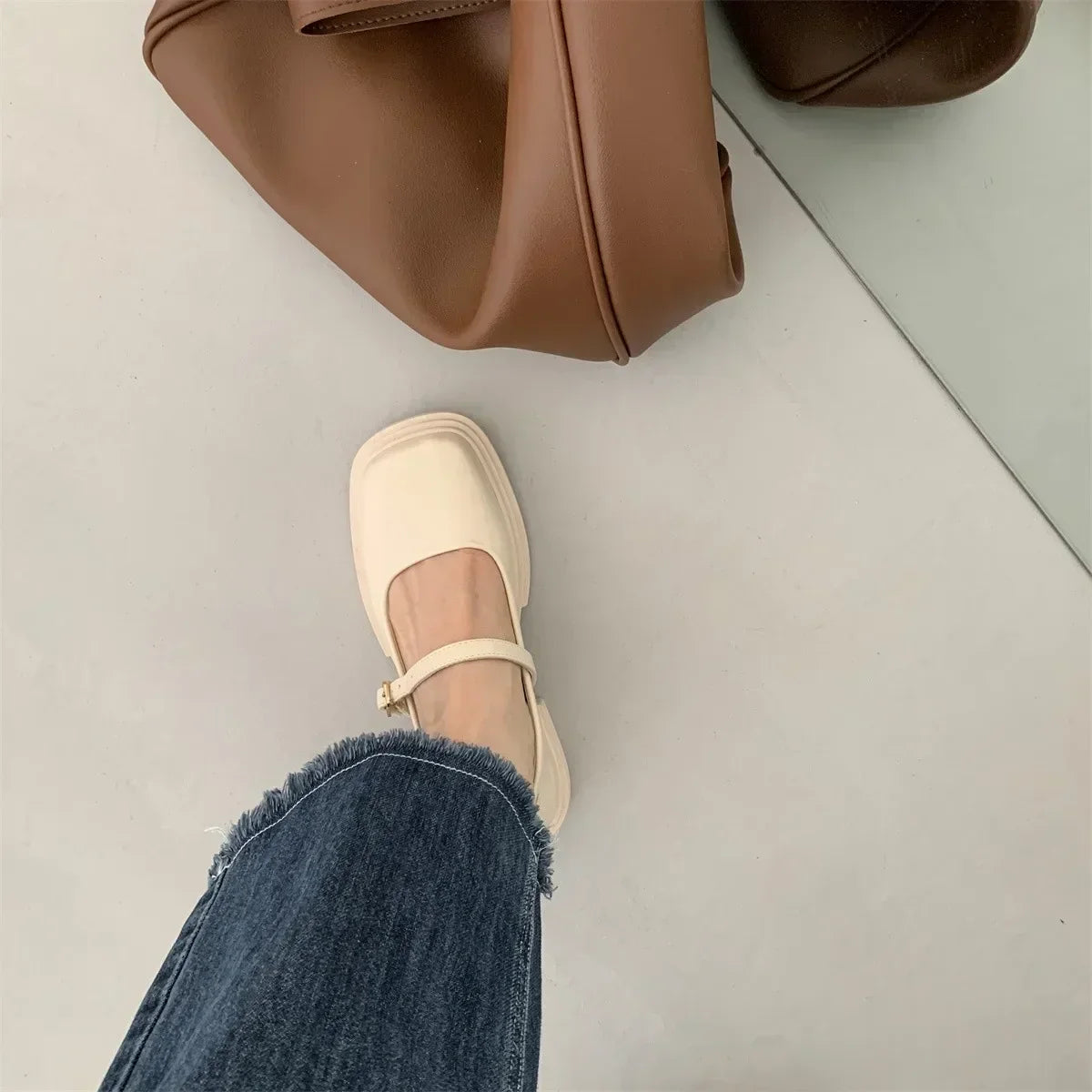 Square Toe Classic Pumps