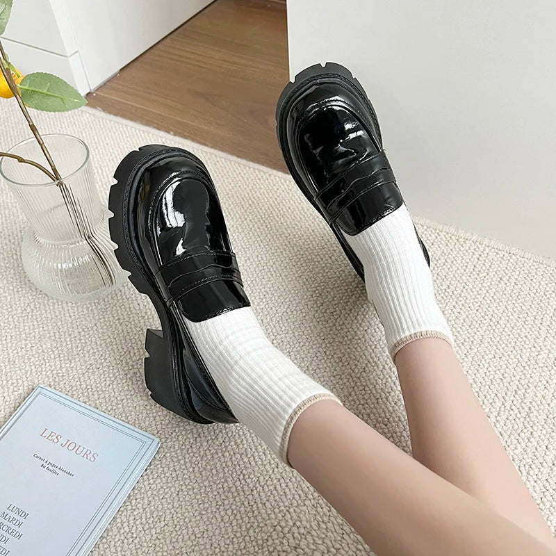 Classic patent leather loafers
