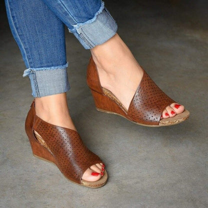 Summer Slip On Platform Sandals