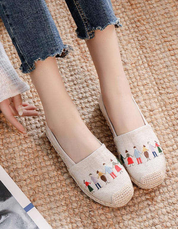 Womens Flat Doll Shoes