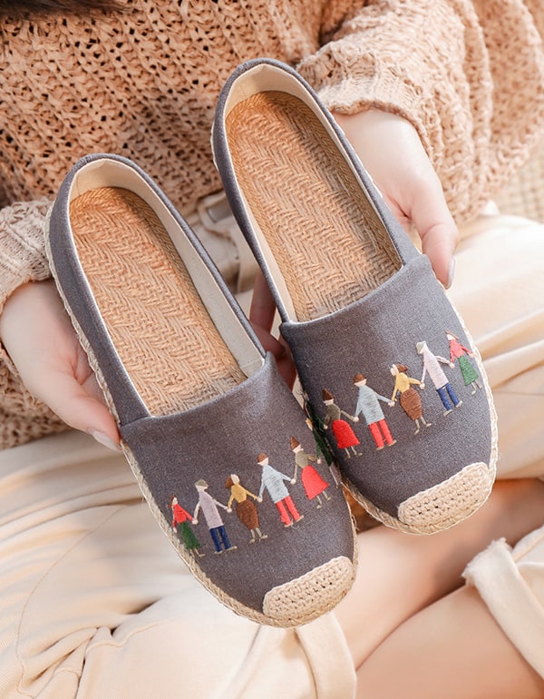 Womens Flat Doll Shoes