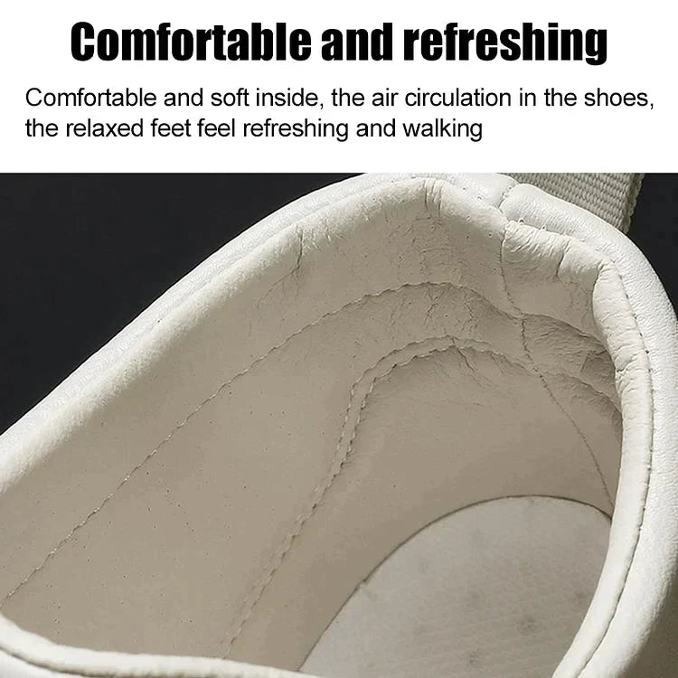 Mens Sneakers Side Zipper Shoes