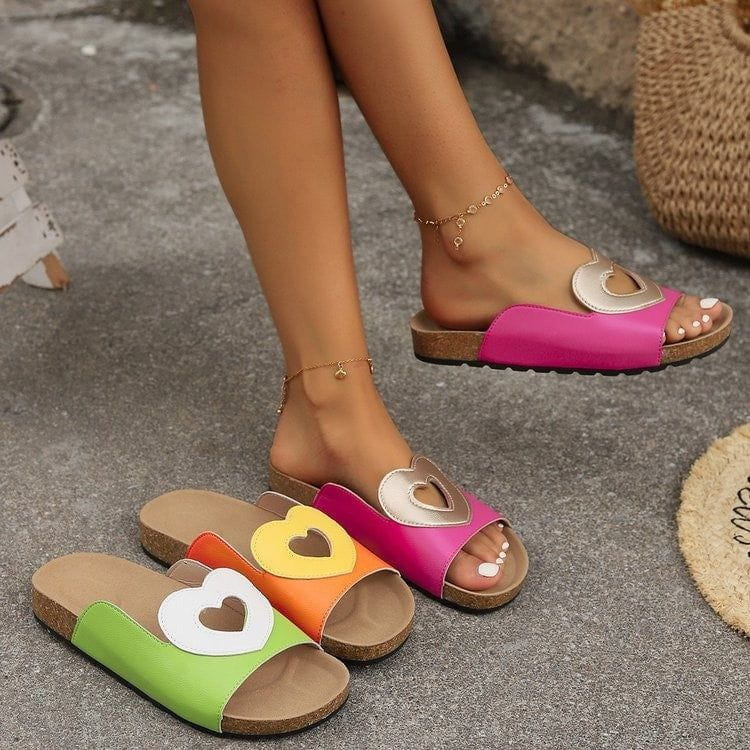 Women's Hollow Heart Design Sandals
