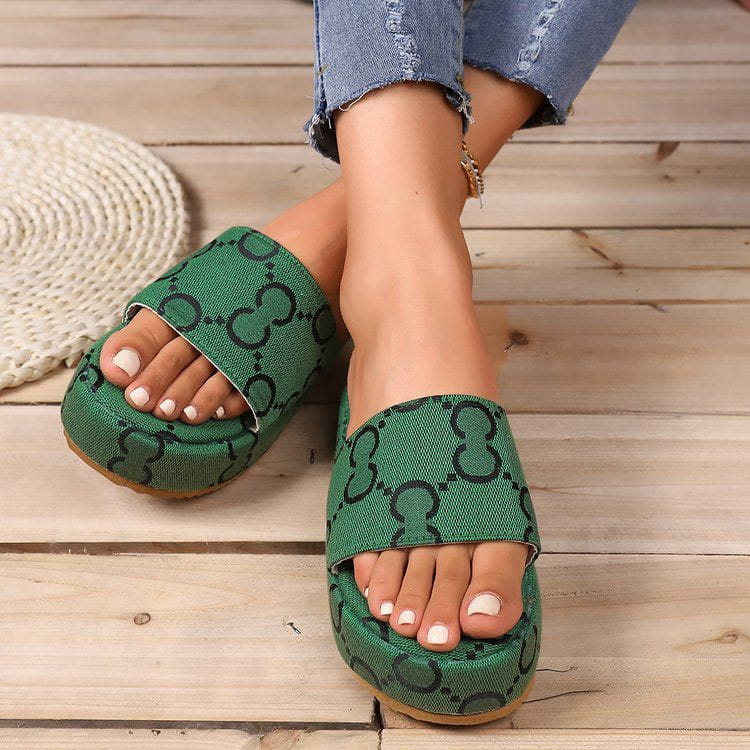 Women Slide Platform Sandals
