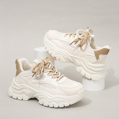Thick-Soled Height-Increasing Chunky Sneakers