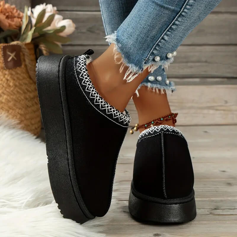 Winter clogs slip-on casual shoes