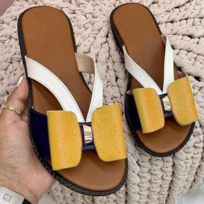 Women Shoes Butterfly-Knot Slides Flats