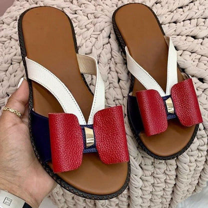 Women Shoes Butterfly-Knot Slides Flats
