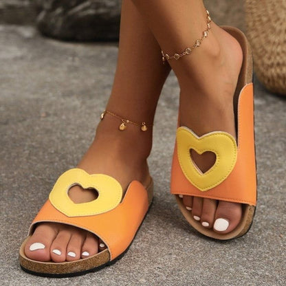 Women's Hollow Heart Design Sandals