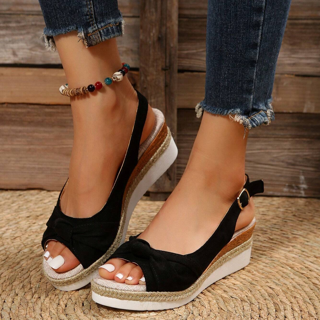 Women's wedge heel sandals