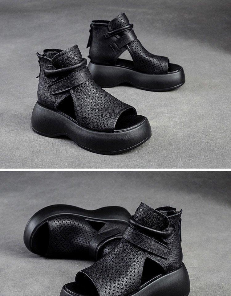 Vintage Casual leather sandals of high quality