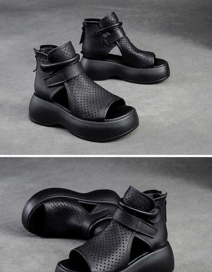 Vintage Casual leather sandals of high quality