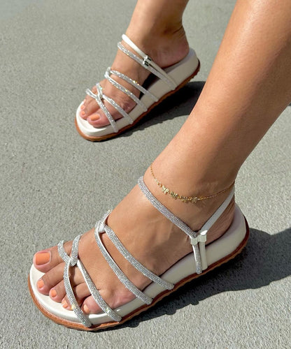 Shiny summer shoes