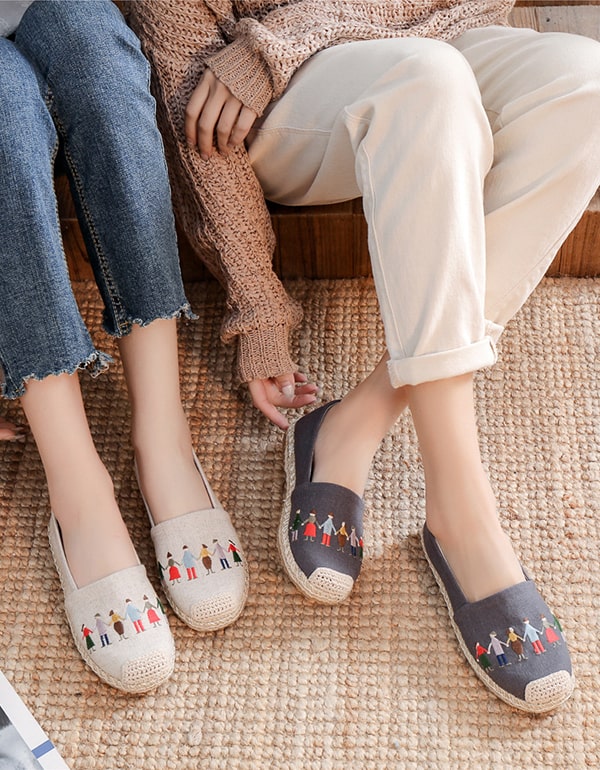 Womens Flat Doll Shoes