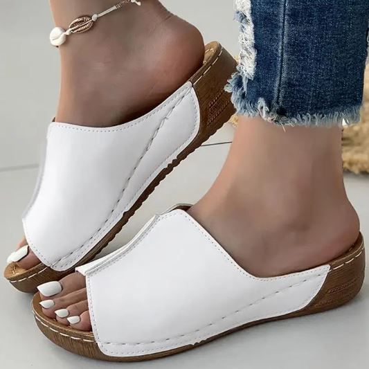 Durable and supportive orthopedic summer Heels