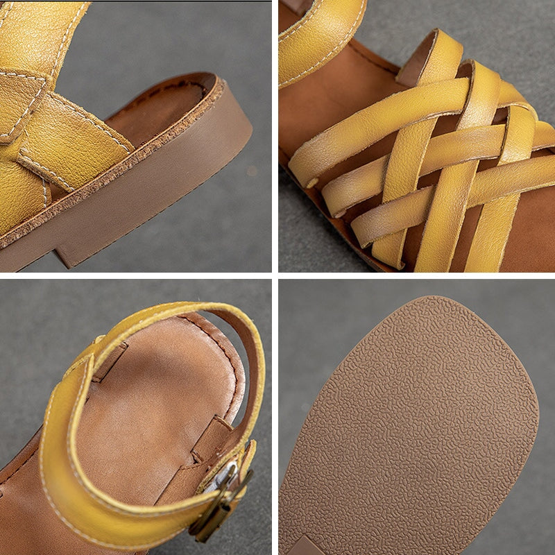 Woven Leather Sandals