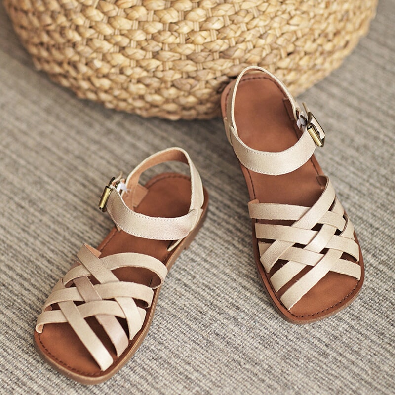 Woven Leather Sandals