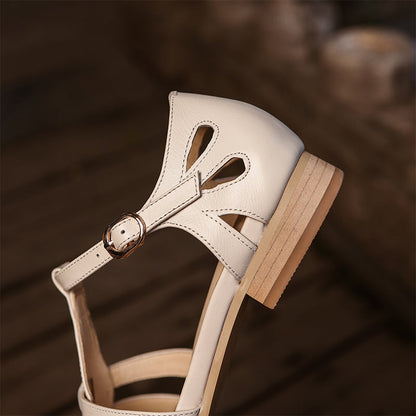 Retro Handmade Soft Leather Fisherman Sandals