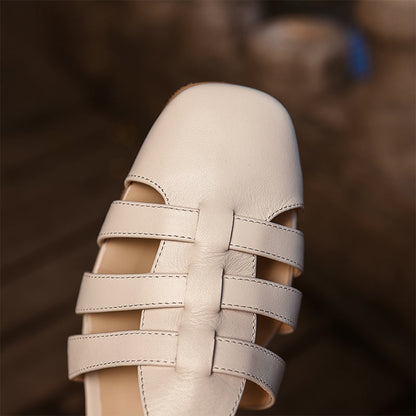 Retro Handmade Soft Leather Fisherman Sandals