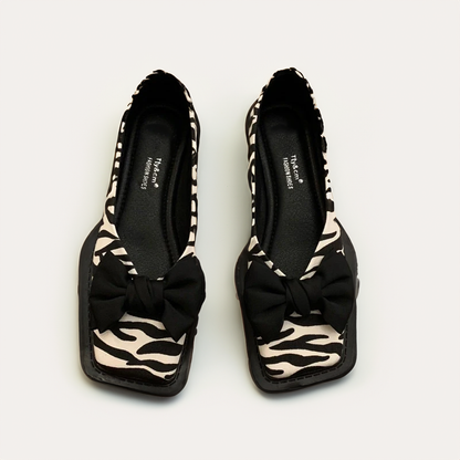 Square Toe Shallow Mouth Slip-on Women Loafers