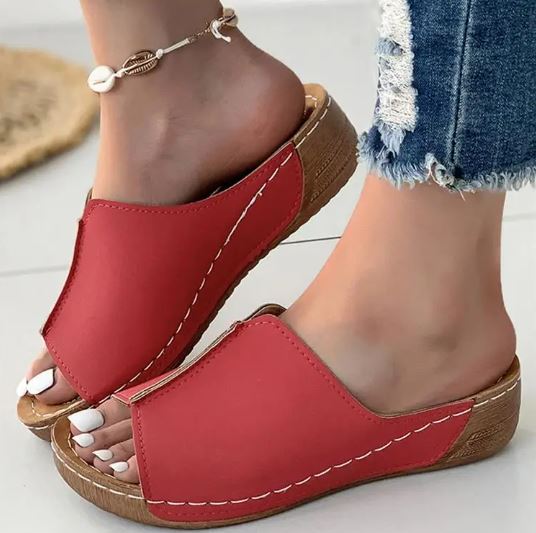 Durable and supportive orthopedic summer Heels