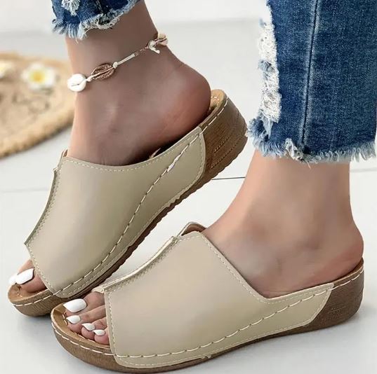Durable and supportive orthopedic summer Heels