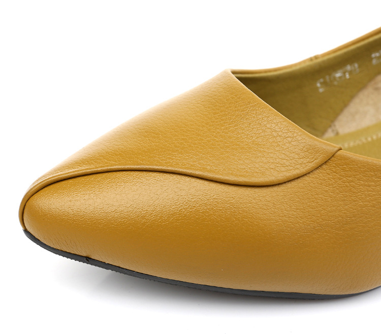Pointed Toe Slip-on Shoes