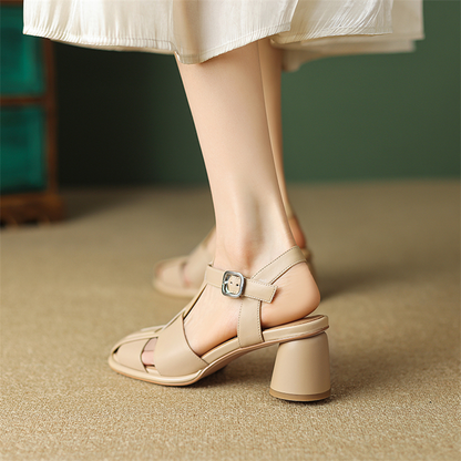 Leather sandals