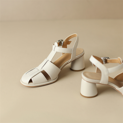 Leather sandals
