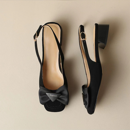 Sandals with heel