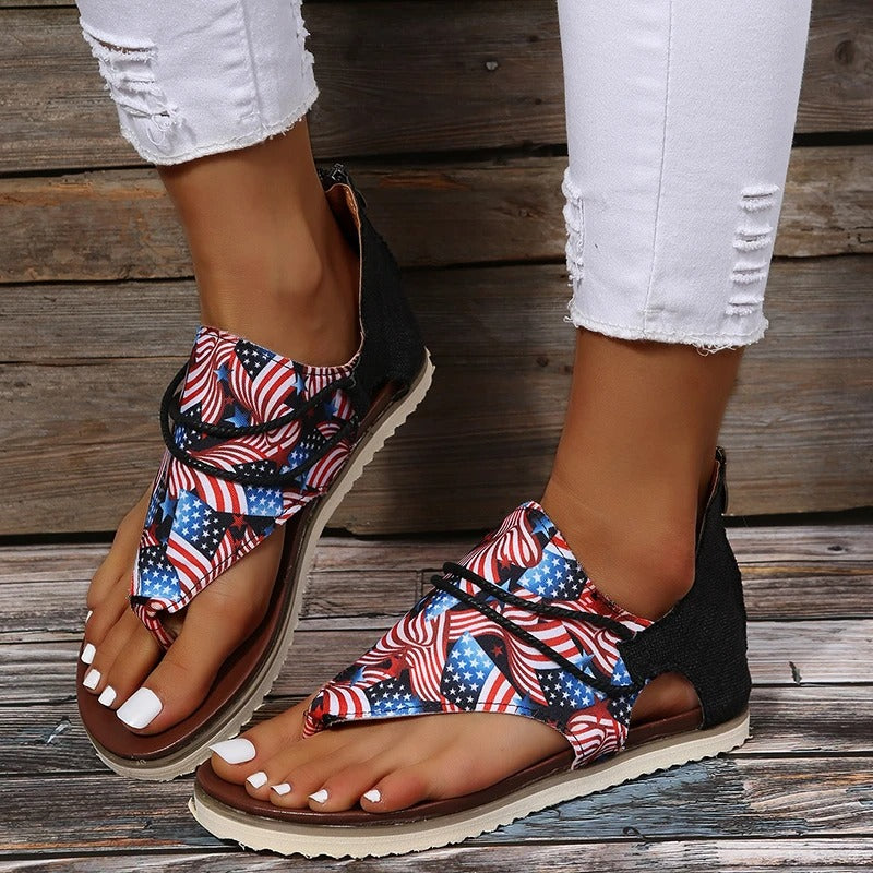 Printed Sandals Flip Flops